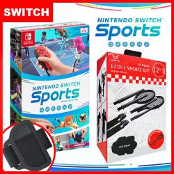 任天堂Switch Sports 運動(台灣公司貨-中文版)+全運動體感配件組☆贈