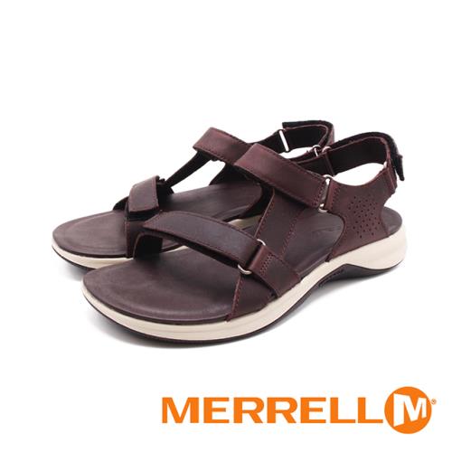 MERRELL(女)TIDERISER LUNA CONVERT LEATHER涼鞋 女鞋-深棕(另有黑)