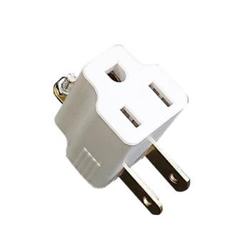 【明家Mayka】SL-175 3轉2轉接器90度 變換插頭 4入裝(3P轉2P新安規1650W防火材質)