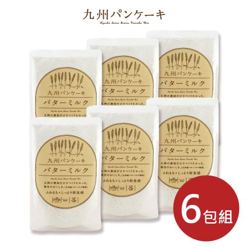 【九州鬆餅】經典牛奶鬆餅粉200g x 6包組