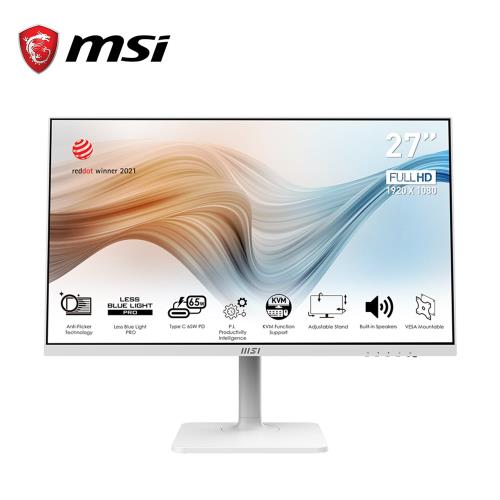 MSI微星 27吋 Modern MD272PW FHD IPS 商務螢幕顯示器