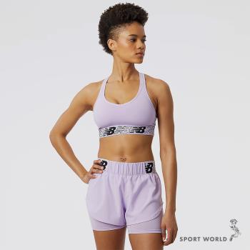 New Balance 女 運動內衣 中度支撐 T字背 紫 AWB11034CYI