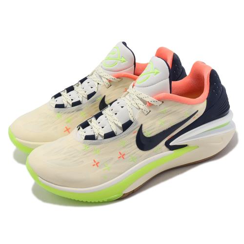 Nike 籃球鞋Air Zoom G.T. Cut 2 EP 男鞋螢光綠藍米白反光氣墊