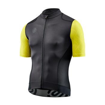 澳洲SKINS 選手級 男款壓縮自行車衣 Elite 黑黃配色