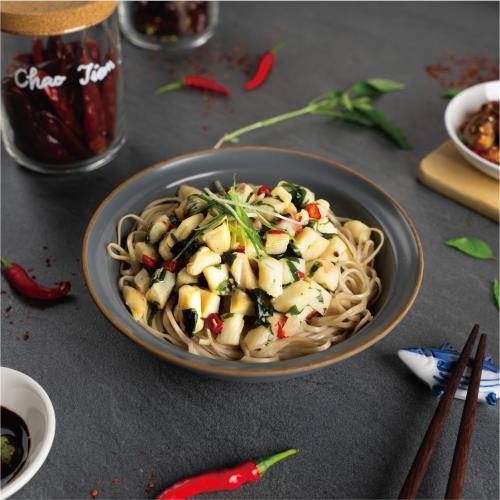 【蘭揚食品】芥末魷魚200g-葷食-解凍即食-料理包