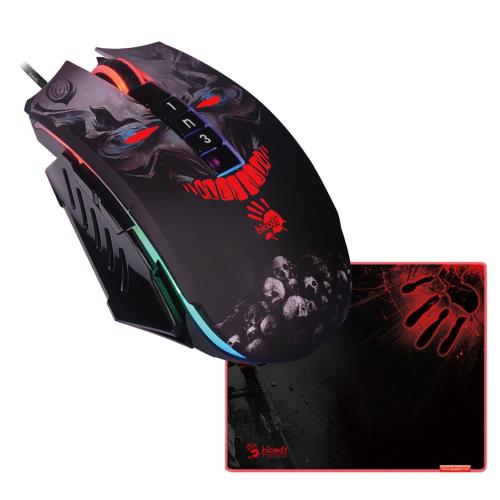 A4 Bloody P85 光微動5K全彩RGB電競滑鼠 已激活版本