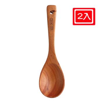 品木屋臺式原木湯杓-中-2入組