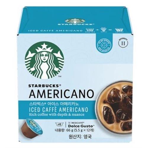 雀巢  星巴克特選冰美式咖啡 料號:12484711  一條三盒 / 適用 DOLCE GUSTO 咖啡機