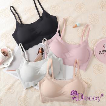 Decoy 無痕睡眠 一體式無鋼圈內衣運動背心 顏色尺寸可選