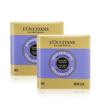 LOCCITANE 歐舒丹 乳油木薰衣草植物皂(100g)X2