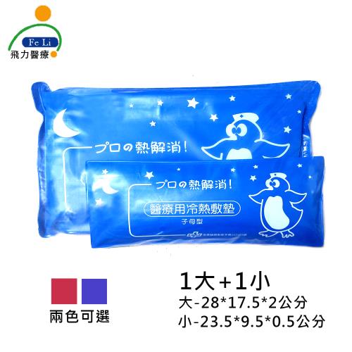 【飛力醫療】醫療用冷熱敷墊－母子型冰枕(長效型)大+小-2入組