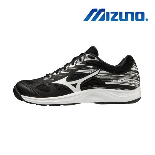 【MIZUNO 美津濃】SKY BLASTER 2 男女羽球鞋 訓練 黑白(71GA204502)