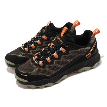Merrell 登山鞋 Speed Strike GTX 男鞋 黑 橘 防水 戶外 低筒 郊山 越野 ML067245