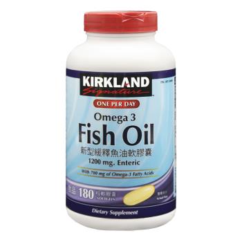 Kirkland Signature 科克蘭 新型緩釋魚油（180粒）