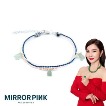 【MIRROR 皇宣緣】三線蠟線常贏翡翠手鍊