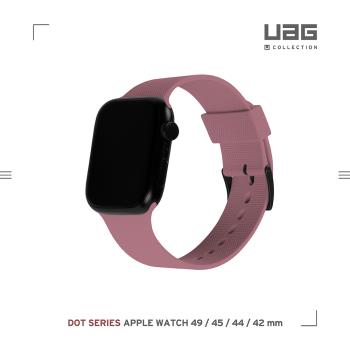 [U] Apple Watch 42444549mm 舒適矽膠錶帶V2-粉