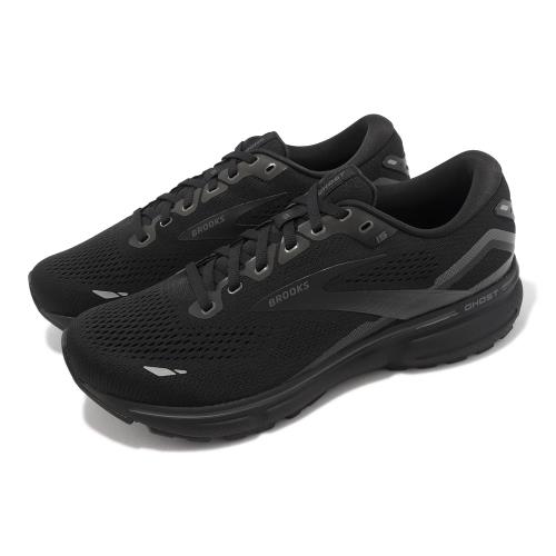 Brooks 慢跑鞋 Ghost 15 2E 寬楦 黑 男鞋 高足弓 緩震 運動鞋 魔鬼系列 1103932E020