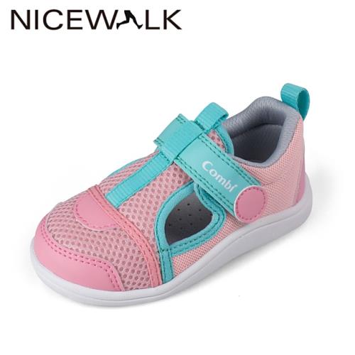 日本Combi童鞋 NICEWALK醫學級成長機能鞋A2101PI粉