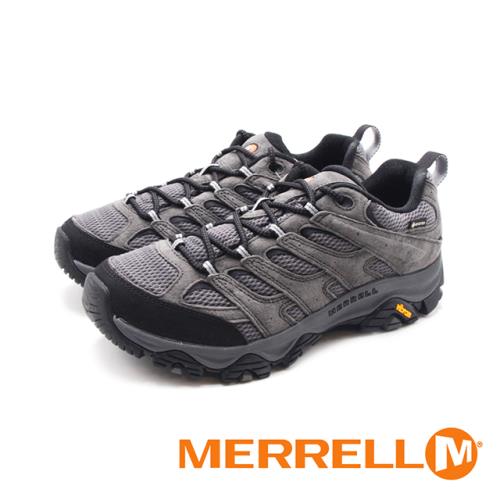 MERRELL(男)MOAB 3 GORE-TEX經典登山健行鞋男鞋-寬楦灰|會員獨享好康