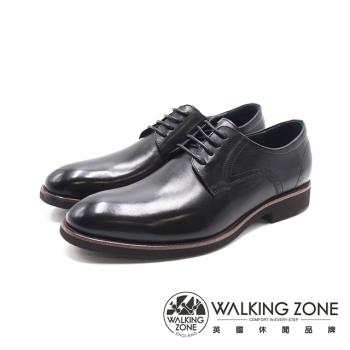 WALKING ZONE(男)簡約商務上班皮鞋 男鞋-黑色