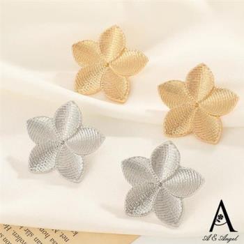【ANGEL】波西米亞梅花五瓣氣質耳環(2色可選)
