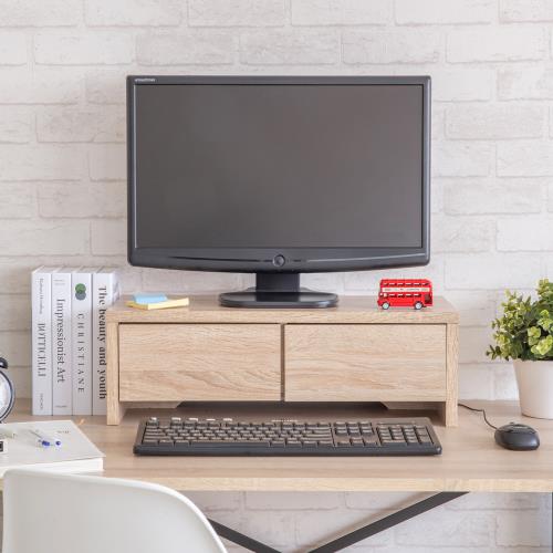 【TZUMii】雙抽收納螢幕架/桌上架