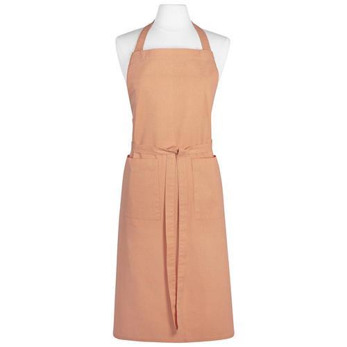 《NOW》平口雙袋圍裙(奶油橘)