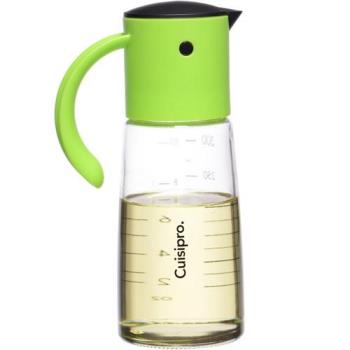 《CUISIPRO》自動開闔油醋瓶(綠350ml)