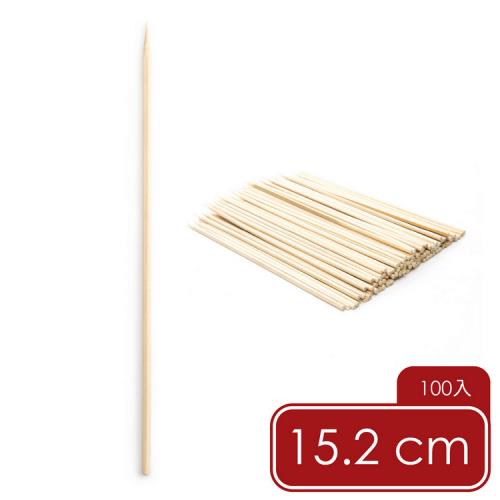 《FOX RUN》烤肉竹籤100入(15.2cm) | 燒烤串叉 烤肉用具 中秋節 露營烤肉 BBQ
