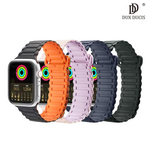 DUX DUCIS Apple Watch (42/44/45) 鎧甲磁吸錶帶