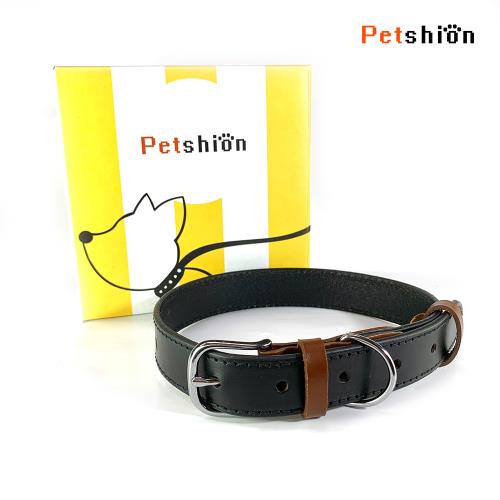 【Petshion】狗項圈 寵物頸圈 真皮項圈(C3-L)