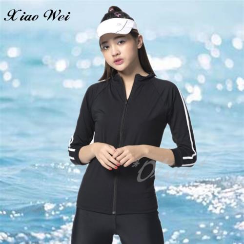 沙麗品牌 流行大女泳裝長袖外套 NO.WH11048