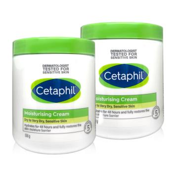 Cetaphil 舒特膚 長效潤膚霜 550g 兩入組 (臺灣公司貨)