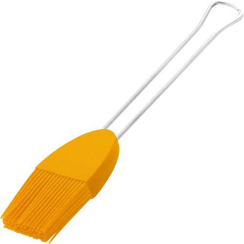 《GHIDINI》鋼柄矽膠醬料刷(橘)