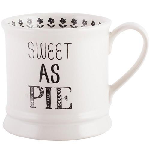 【CreativeTops】Stir啤酒型花緣馬克杯(甜派280ml)