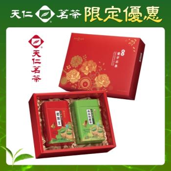 【天仁茗茶】天仁嚴選靈芽茶集茶葉禮盒600g(附提袋)