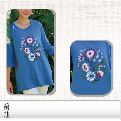 蘭陵(6入)高含棉面料大口袋特色洋裝上衣K03-16