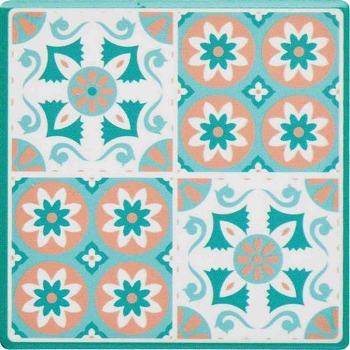【KitchenCraft】石陶杯墊(四格青花)