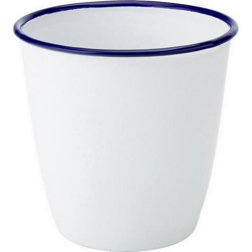【Utopia】琺瑯茶杯(藍白500ml)