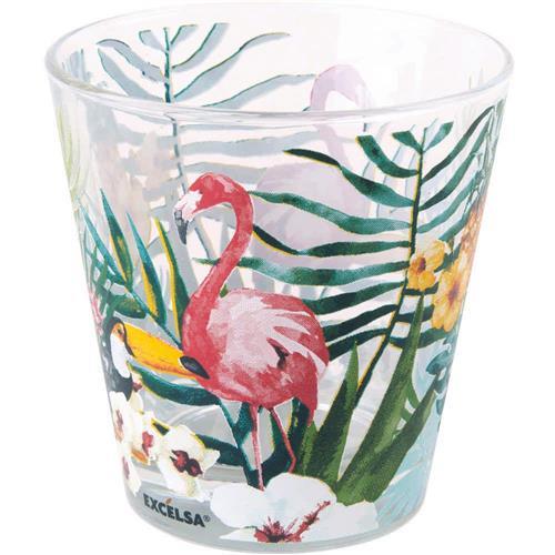 【EXCELSA】寬口玻璃杯(熱帶雨林250ml)