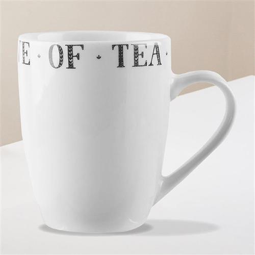 【CreativeTops】瓷製300ml馬克杯(幸福品茶)