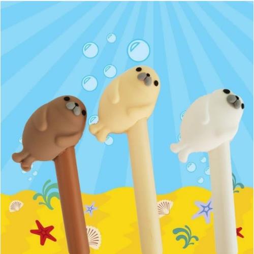 海豹物語 藍細字筆 6入裝