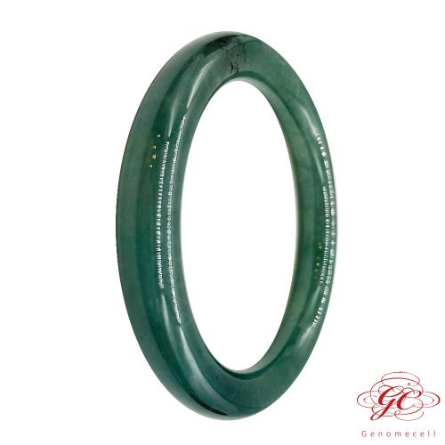 【肌容雪】緬甸天然A貨翡翠冰孔雀藍翡翠圓條美人手鐲 編號437 (鐲寬55.7mm #18號)