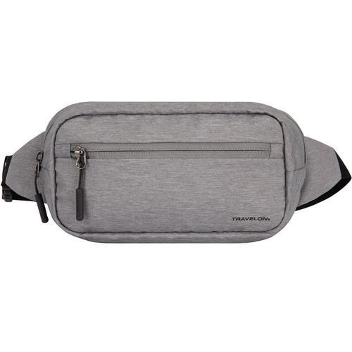 《TRAVELON》雙層防盜輕便腰包(灰)