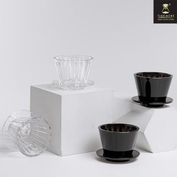 【TIMEMORE 泰摩】冰瞳B75咖啡濾杯 手沖蛋糕型咖啡樹脂濾杯-琥珀黑