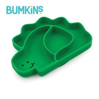 Bumkins 矽膠餐盤-恐龍
