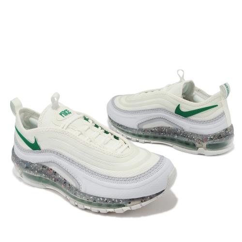 Nike 休閒鞋Air Max Terrascape 97 男鞋白灰綠經典子彈鞋復古氣墊