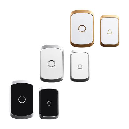 買一送一 免打孔遠距離數位無線門鈴（電子門鈴/救護鈴/看護鈴/呼叫器/4檔音量）