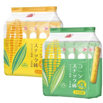 【北田】玉米棒口味選:(玉米濃湯味/海苔味)105g*12包/組