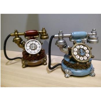 歐式 古董電話 存錢筒